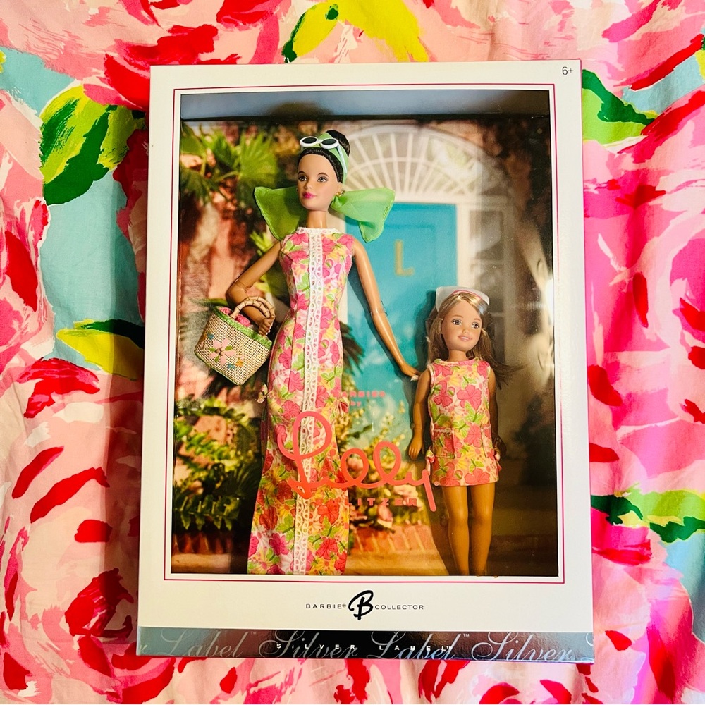 NIB Lilly Pulitzer Barbie and Stacie Doll Set New in Box